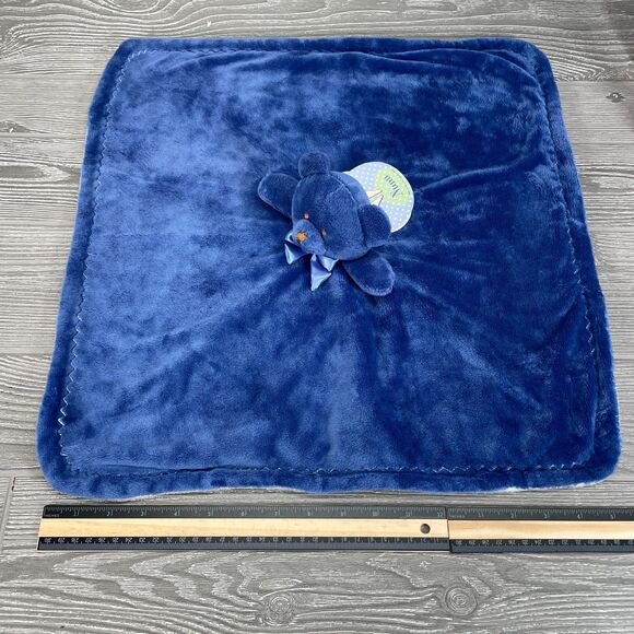 Blankets and Beyond NUNU Dark Blue Bear Lovey Plush Teddy Security Blanket - NEW - Picture 12 of 12